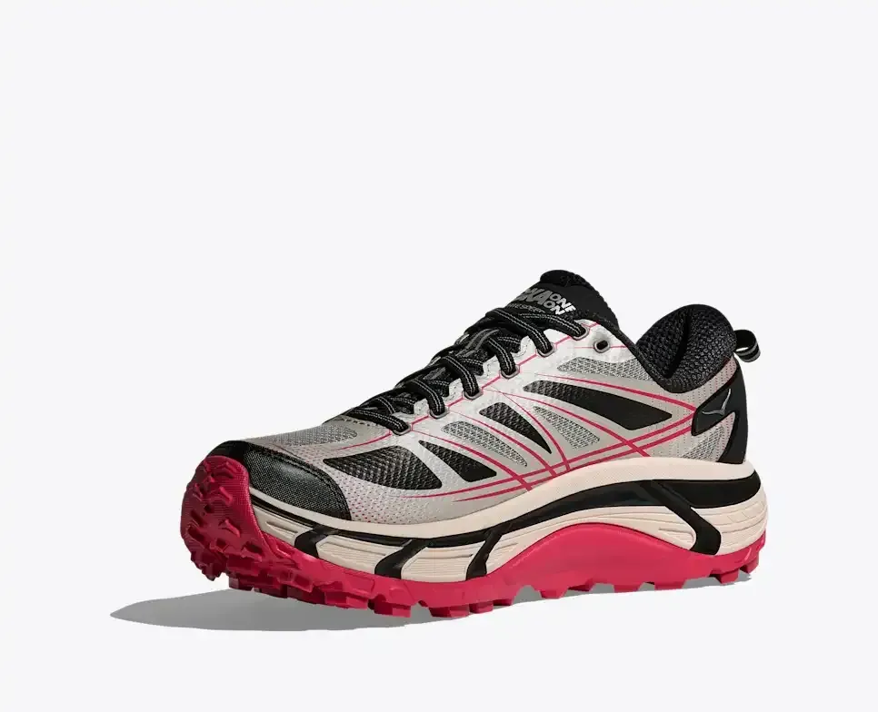 HOKA Mafate Speed 2 Galactic Grey Ruby Red