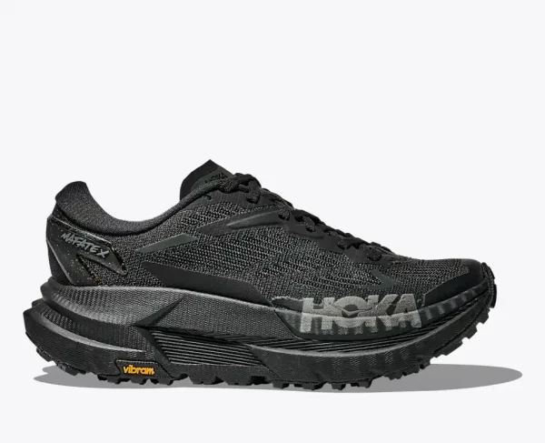 HOKA Mafate X Black Satellite Grey