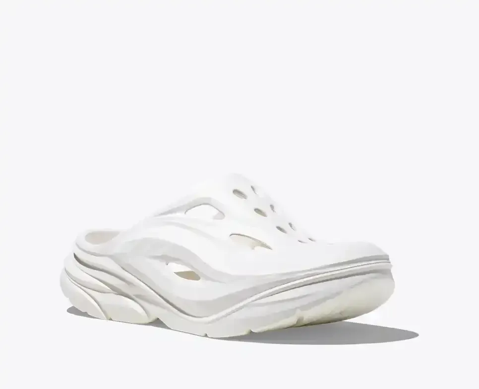 HOKA Ora Recovery Mule White