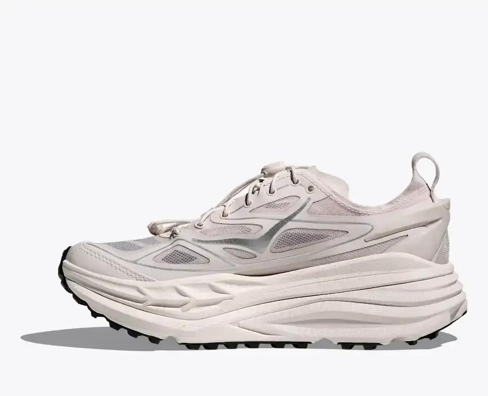 HOKA Stinson One7 Grout Silver