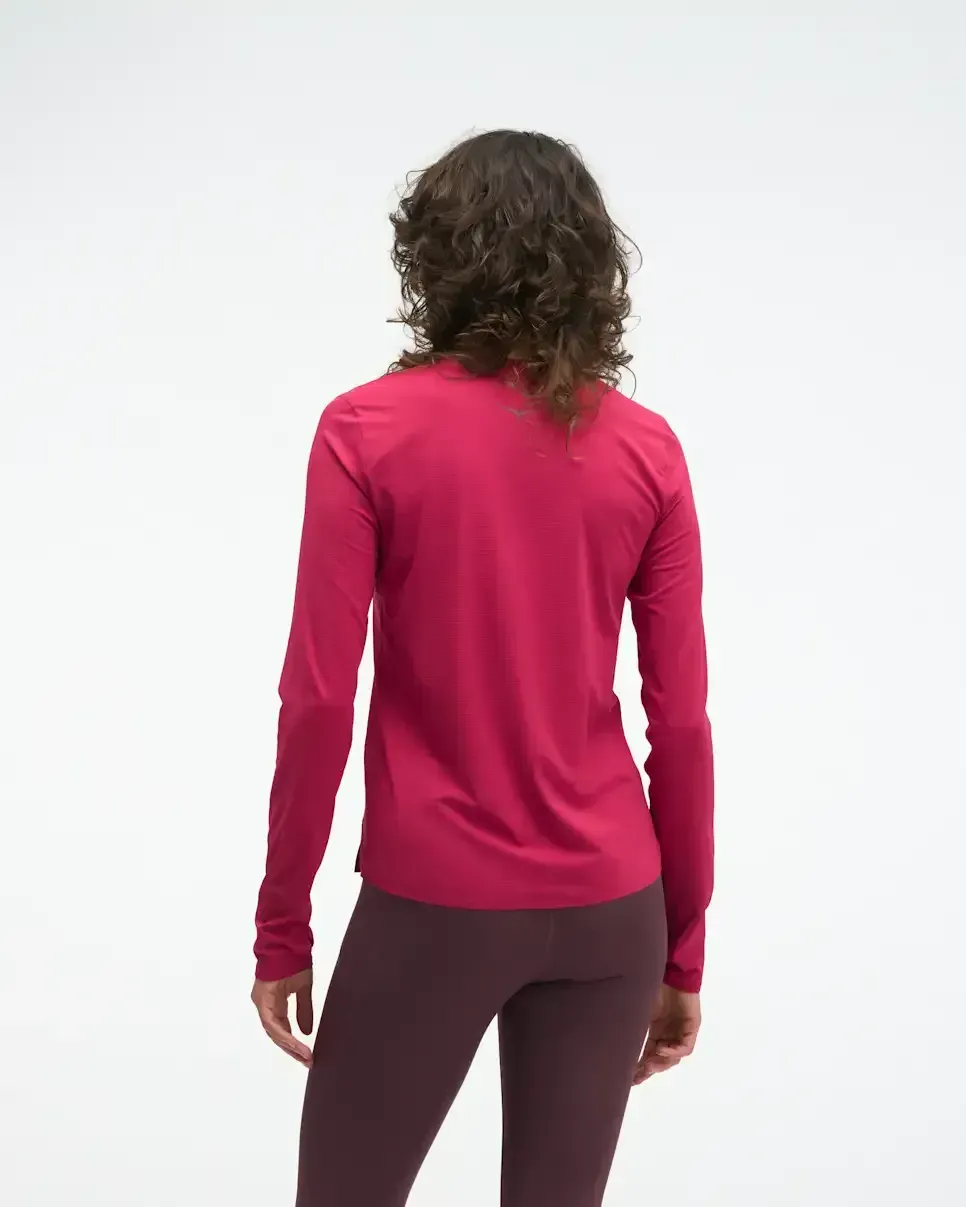 HOKA EveryRun Long Sleeve Red Agate (Women's)