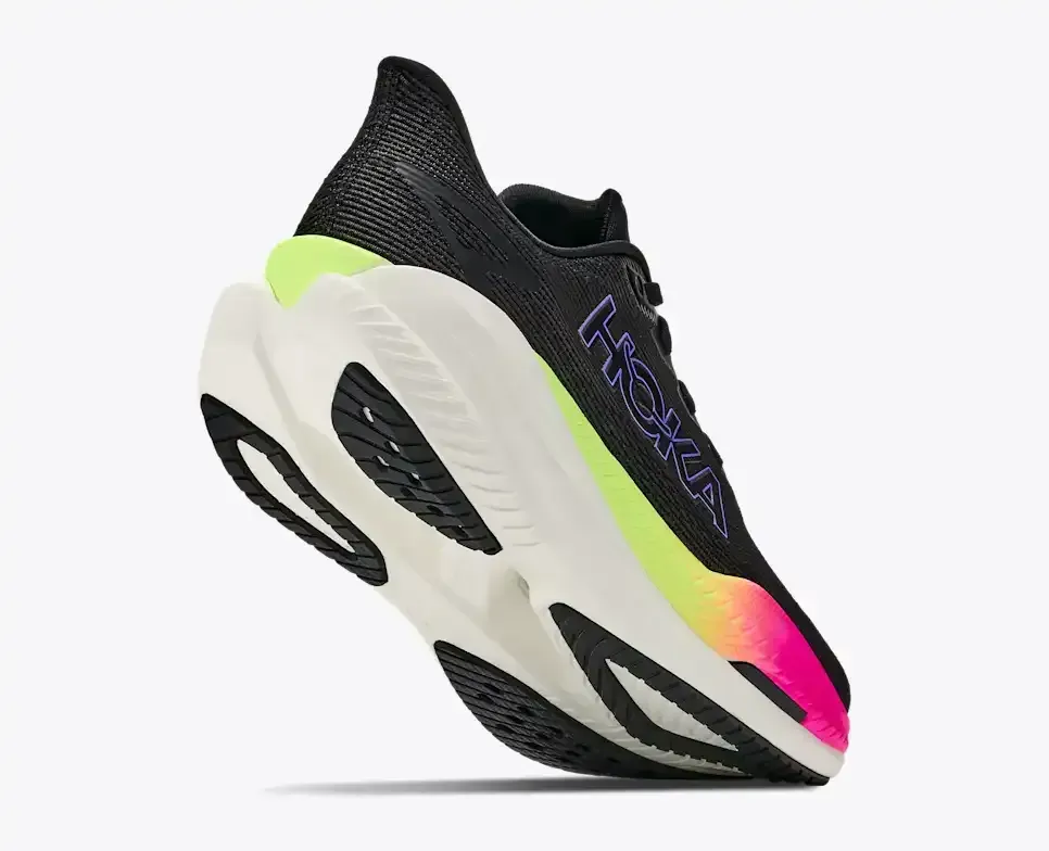 HOKA Mach X 3 Black Neon Nebula