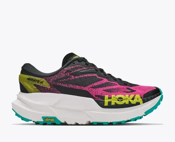 HOKA Mafate X Black Neon Dragonfruit (Women's)