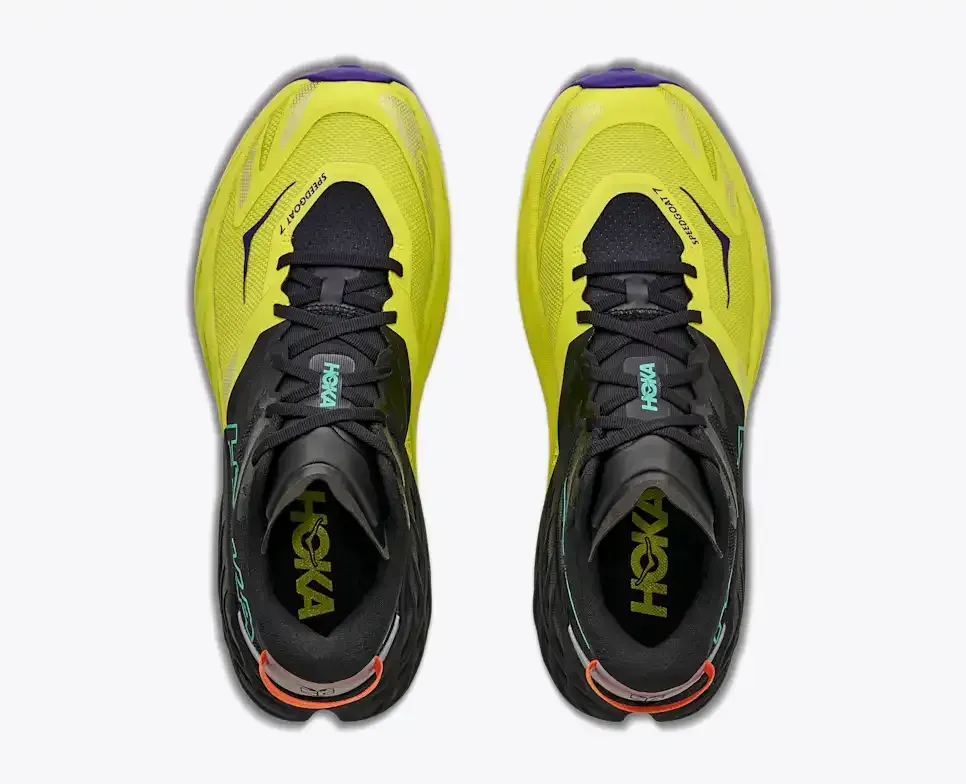 HOKA Speedgoat 7 Black Hoka Citrus
