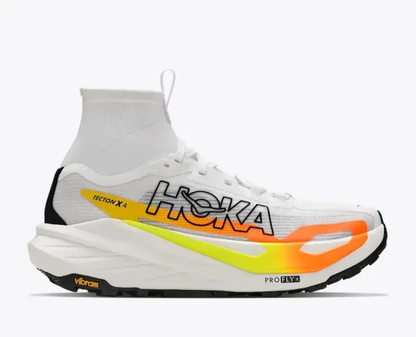 HOKA Tecton X 4 Frost Neon Tangerine (Women's)