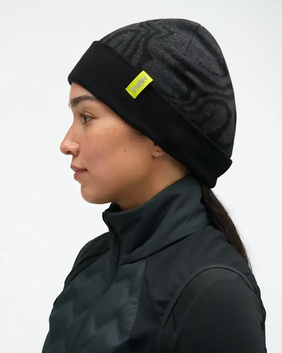 HOKA Winter Beanie Black