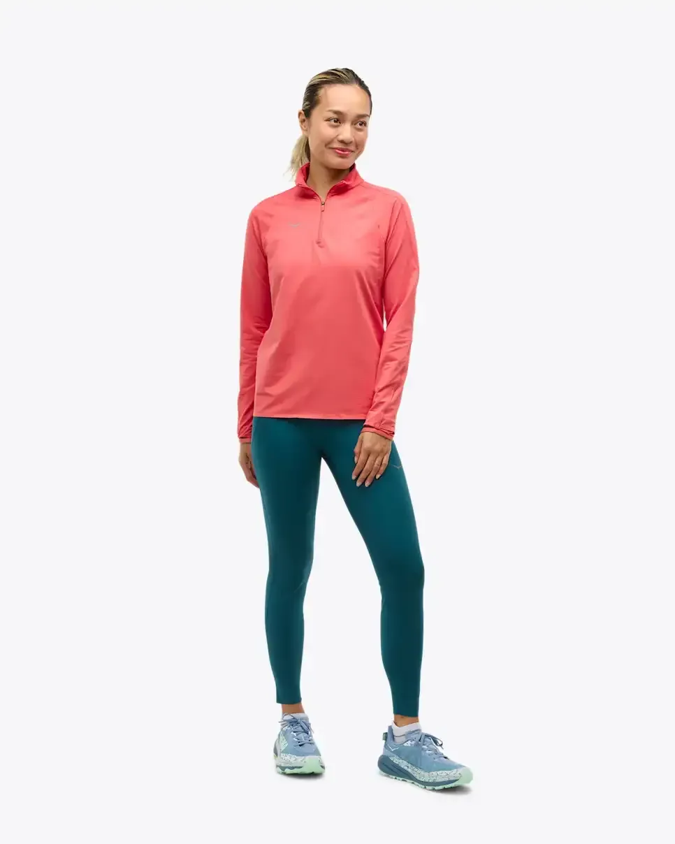 HOKA GlideTech Quarter Zip Grapfruit (Women's)